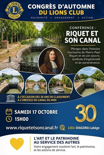 Conférence publique "Riquet et son canal"