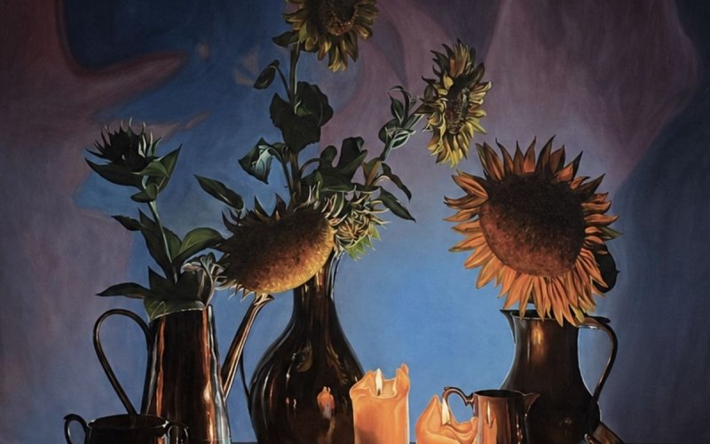 Théâtre des Fleurs : exposition de portraits de fleurs monumentaux dans le Marais