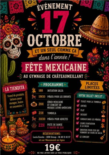 Fête mexicaine à Châteaumeillant