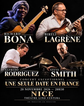 Richard Bona + Bireli Lagrene + Alfredo Rodriguez + Steve Smith