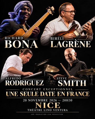 Richard Bona + Bireli Lagrene + Alfredo Rodriguez + Steve Smith