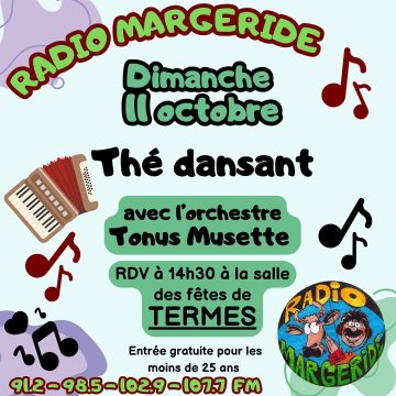 THÉ DANSANT AVEC TONUS MUSETTE
