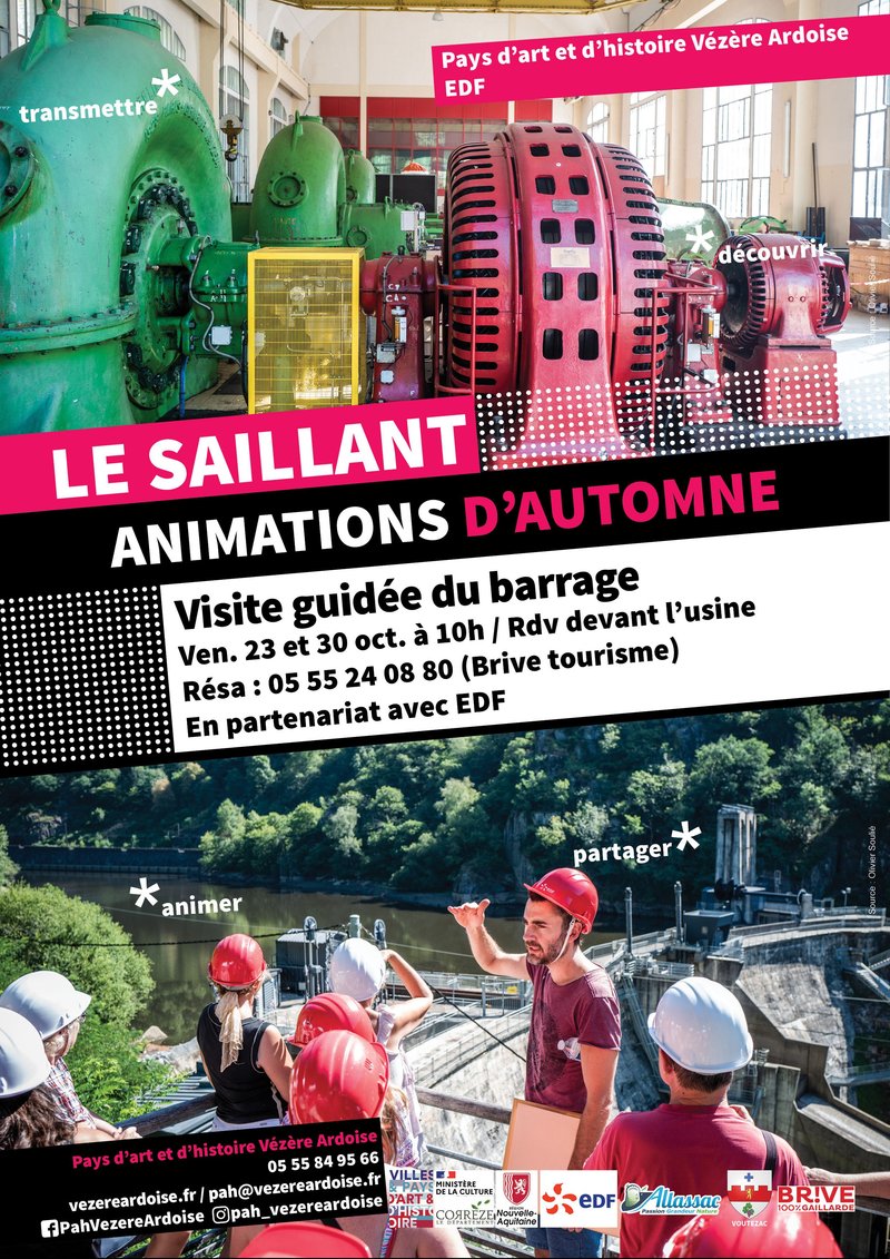 Visite guidée - Barrage du Saillant