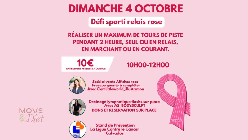 Défi sportif - Le Relais Rose