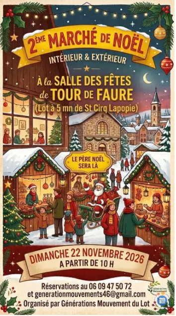 Marché de Noël à Tour-de-Faure