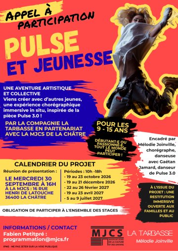 Stage création dansée pulse et jeunesse