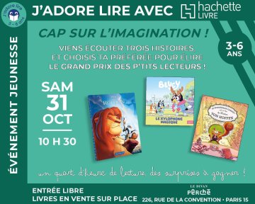 J'adore lire avec Hachette ! Cap sur l'imagination