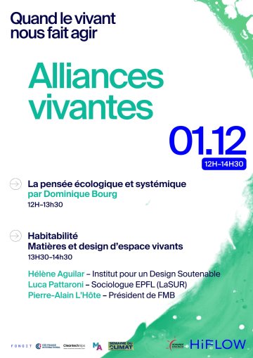 Alliances vivantes avec Dominique Bourg