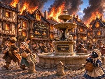 Mialloween : La sorcière et le feu