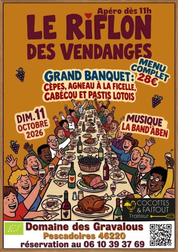 Le Riflon des Vendanges au domaine des Gravalous