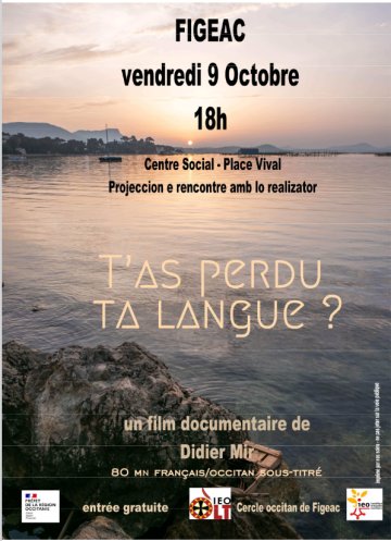 Centre Social de Figeac : projection rencontre,  “T’as perdu ta langue ? »
