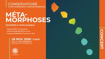 Métamorphoses : quintette à vents et piano – Conservatoire