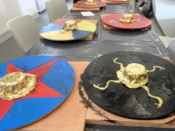 Ateliers archéologie 9-12 ans : Bouclier mérovingien