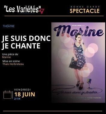 Je suis donc je chante