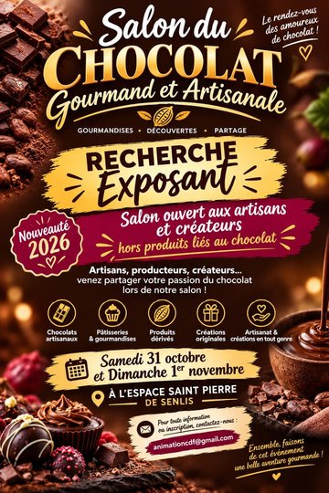 Salon du chocolat, de la gourmandise et du terroir à Senlis