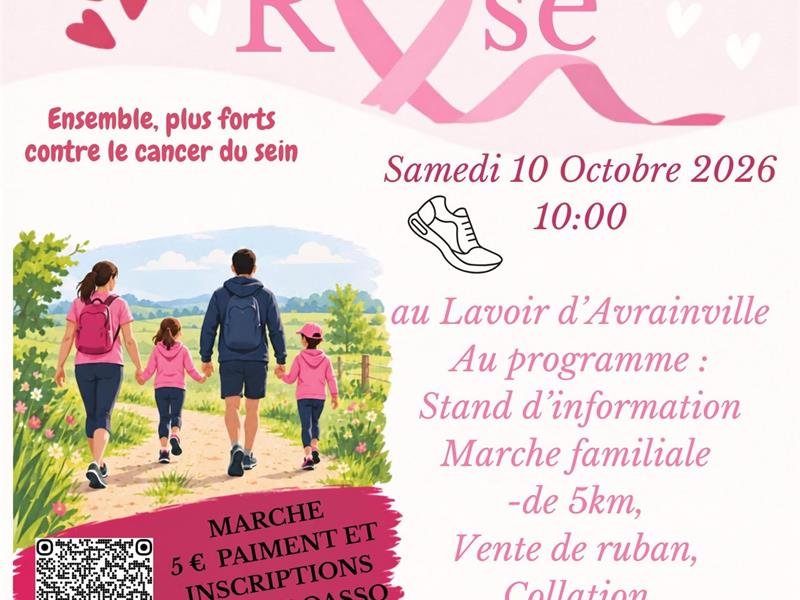 Marche Octobre Rose - Avrainville