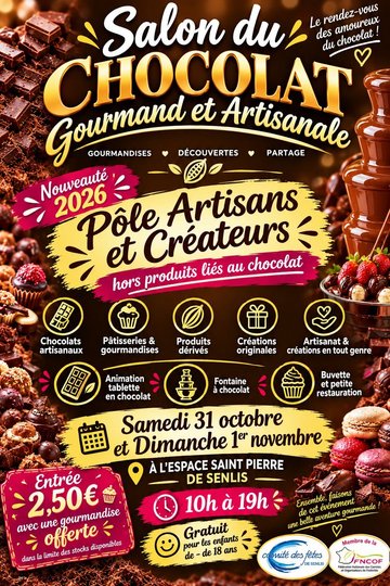 Salon du chocolat, de la gourmandise et du terroir à Senlis