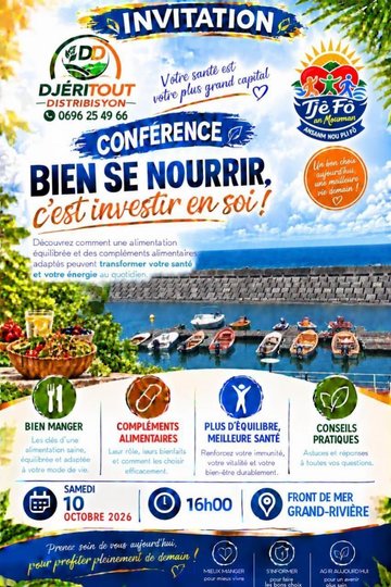 [Conférence] BIEN SE NOURRIR "C'est investir en soi"