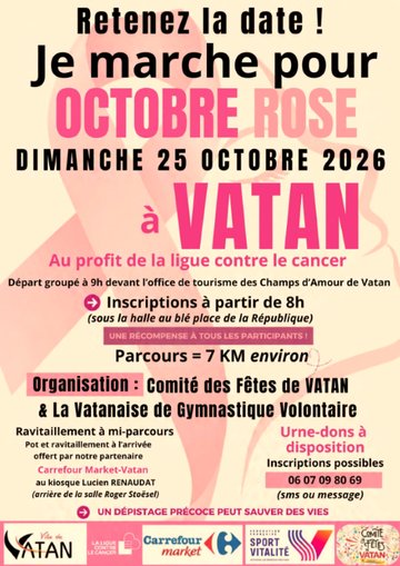 Je marche pour Octobre Rose
