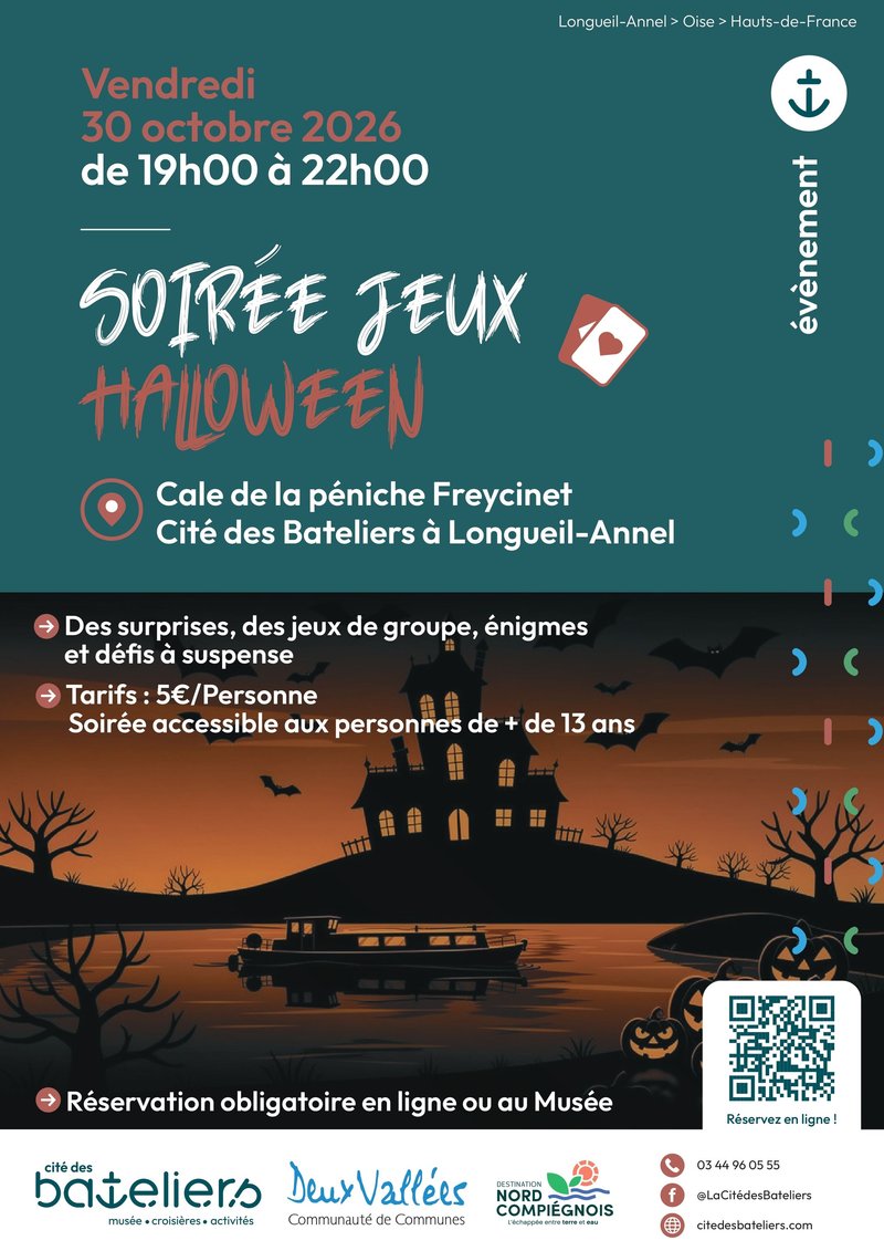 Soirée jeux d'Halloween au musée