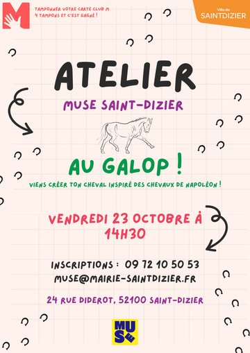 Atelier "Au Galop !"