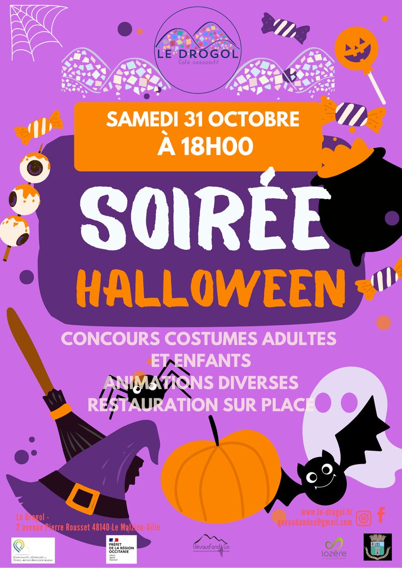 SOIRÉE HALLOWEEN AU DROGOL
