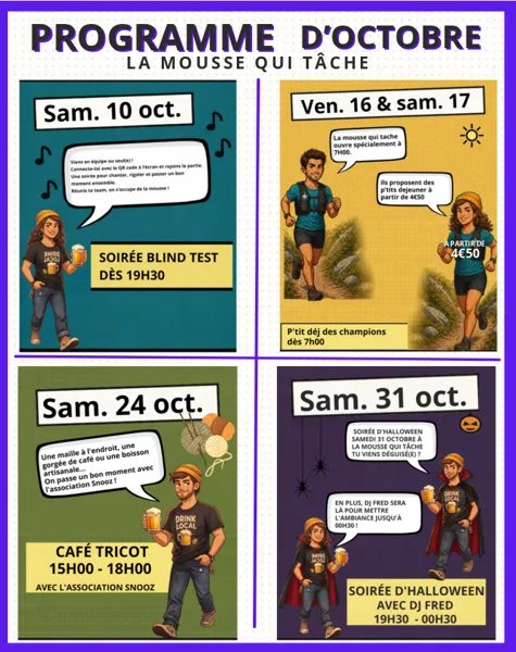 Octobre à la Mousse qui Tâche