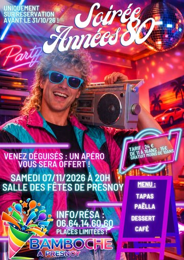 Soirée années 80