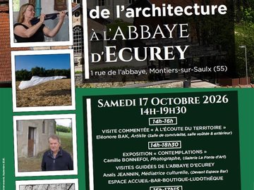 Journée nationale de l'architecture à l'Abbaye d'Ecurey