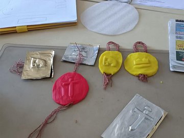 Atelier enfant : "Des sceaux dans le passé"
