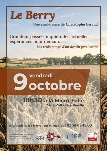 Conférence « Le Berry"