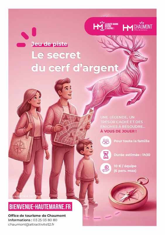 Jeu de piste urbain : le secret du cerf d'argent