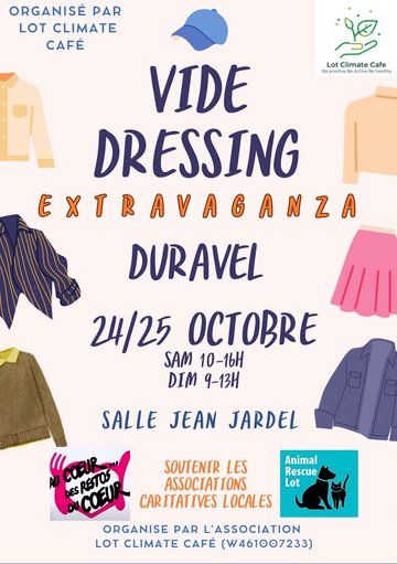 Vide-dressing caritatif à Duravel