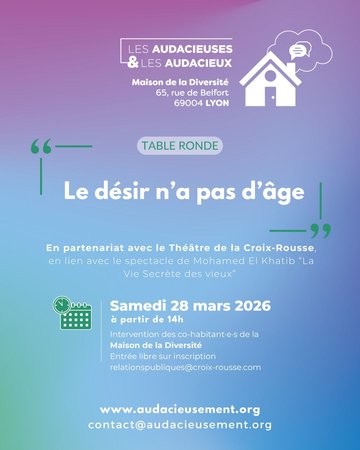 [Lyon] Table-ronde "Le désir n'a pas d'âge"