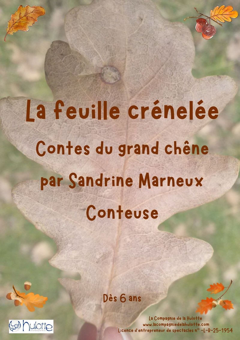 La feuille crénelée. Sandrine Marneux