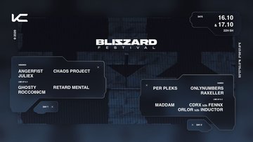 KODZ X BLIZZARD FESTIVAL : ANGERFIST, ONLYNUMBERS & MORE