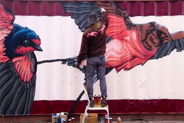 Exposition de graffittis
