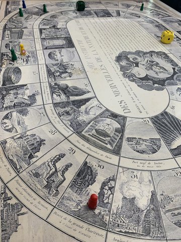 Jeu de l'oie sur les merveilles de la nature