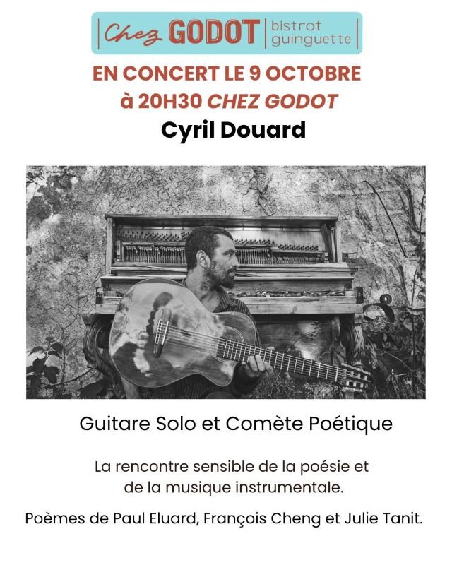 Concert de Cyril Douard Chez Godot