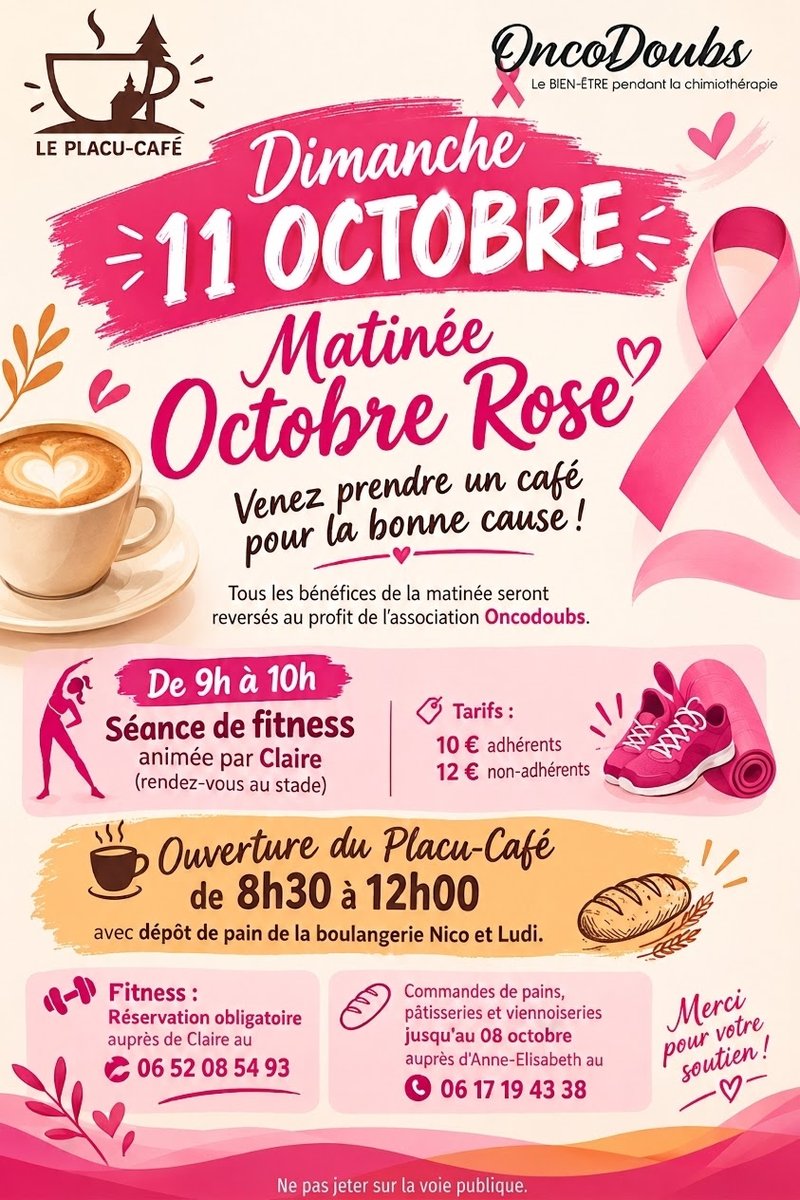 Matinée "octobre rose" à Fort-du-Plasne