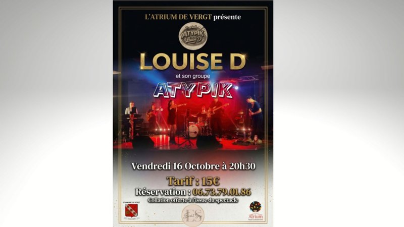 Concert Louise D et son groupe Atypik