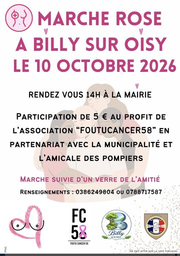 Marche Rose à Billy sur Oisy