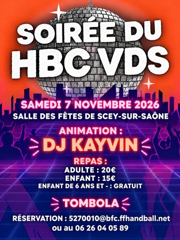 Soirée du HBC VAL DE SAONE