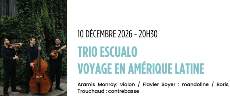 UN VIOLON À LA MER : TRIO ESCUALO - VOYAGE EN AMÉRIQUE LATINE