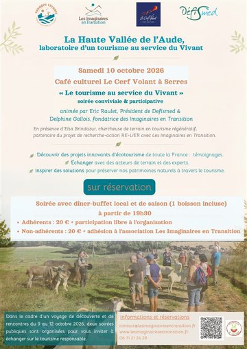 « Le tourisme au service du vivant » : Soirée conviviale et participative