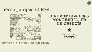 Horse Jumper Of Love + Joyer