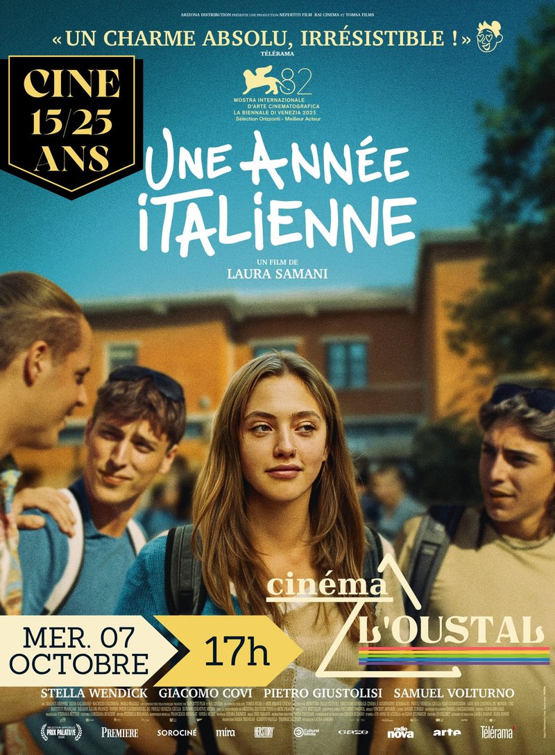 Une année italienne, com. dramatique, 1h42, de Laura Samani avec : Stella Wendick, Giacomo Covi, Pietro Giustolisi, Samuel Volturno, Magnus Krepper