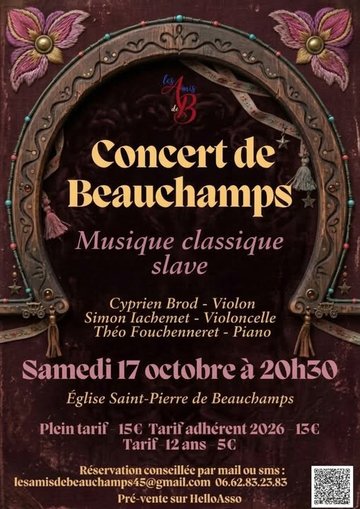 Concert de musique classique slave