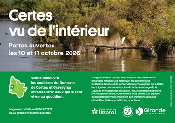 Portes ouvertes au Domaine de Certes et Graveyron : Certes vu de l'intérieur