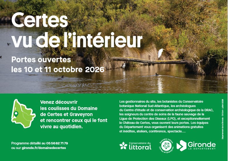 Portes ouvertes au Domaine de Certes et Graveyron : Certes vu de l'intérieur